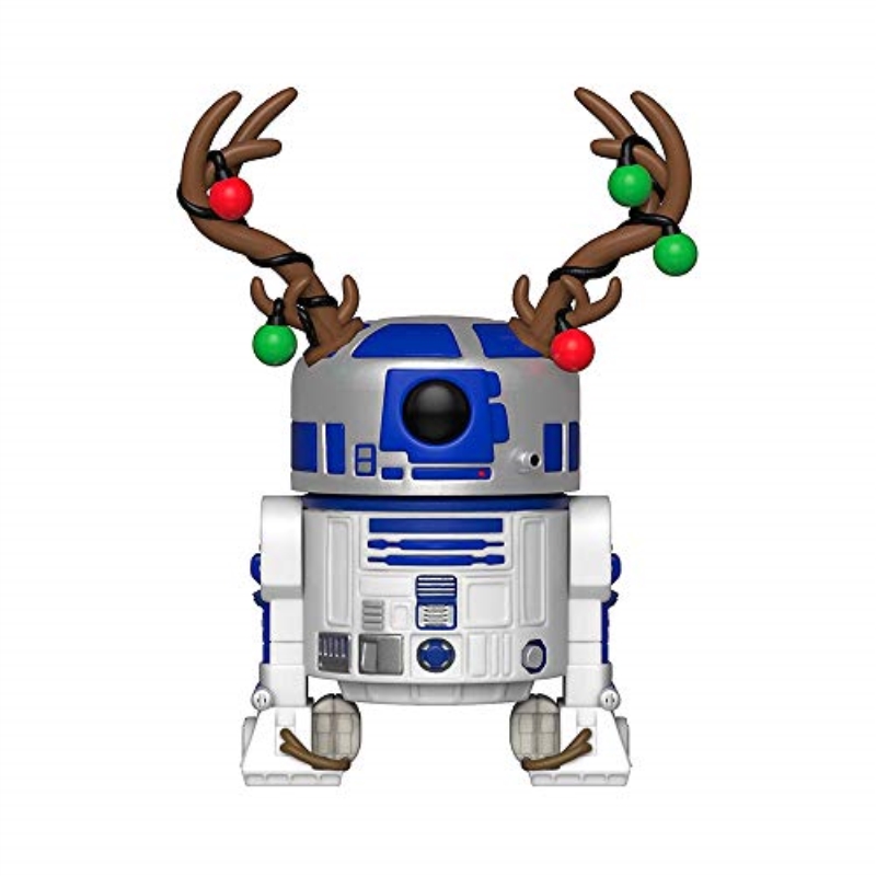 FUNKO ACTION FIGURES FUNKOPOP BOBBLE STARW:HOLIDAY R2-D2 W/ANTLERS